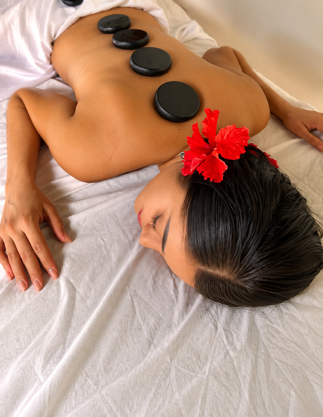 Masajes con piedras calientes 90 Minutos